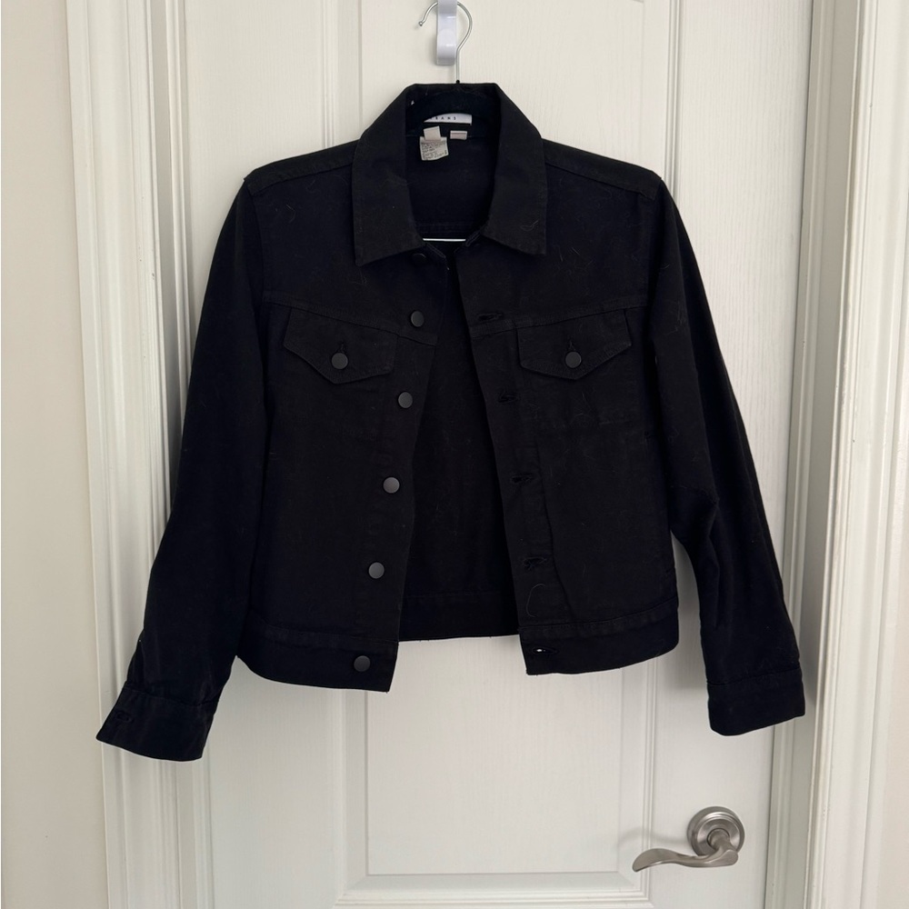American Apparel Classic Black Denim Jacket